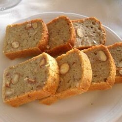 Budín de banana con aceite de coco